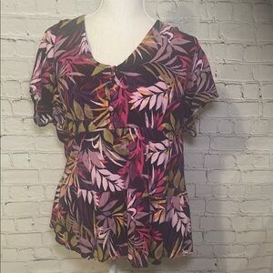 Torrid Floral Print Women's Top 2X